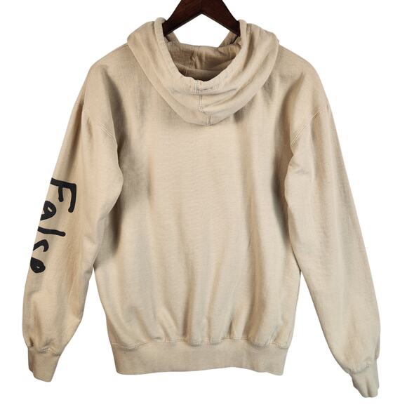 The Office Men's Dwight Schrute False Pullover Hoodie Sweatshirt Beige SZ M EUC - Picture 2 of 13